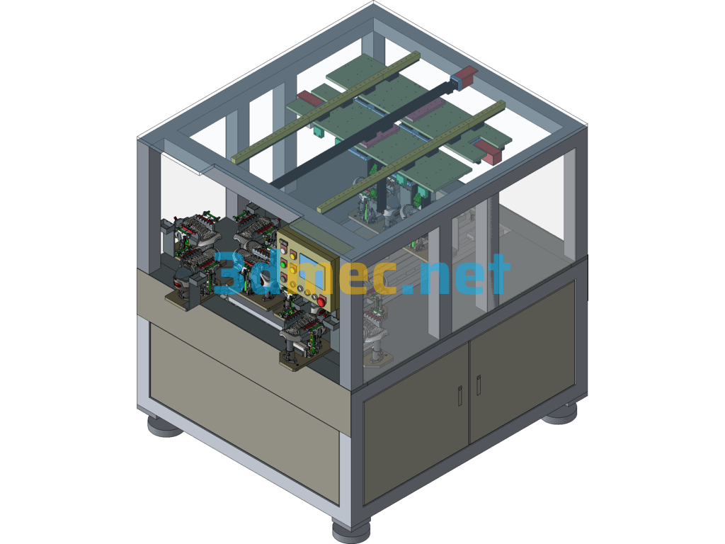 Automatic Shoe Lacing Machine (Fully Automatic Shoe Lacing Machine) - 3D Model UG(NX) Free Download