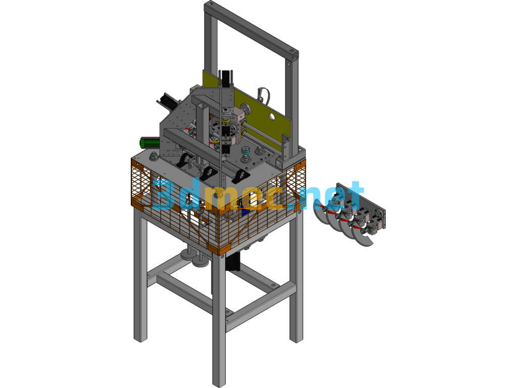 Imported Hydraulic Valve Sealing Test Machine - 3D Model SolidWorks Free Download