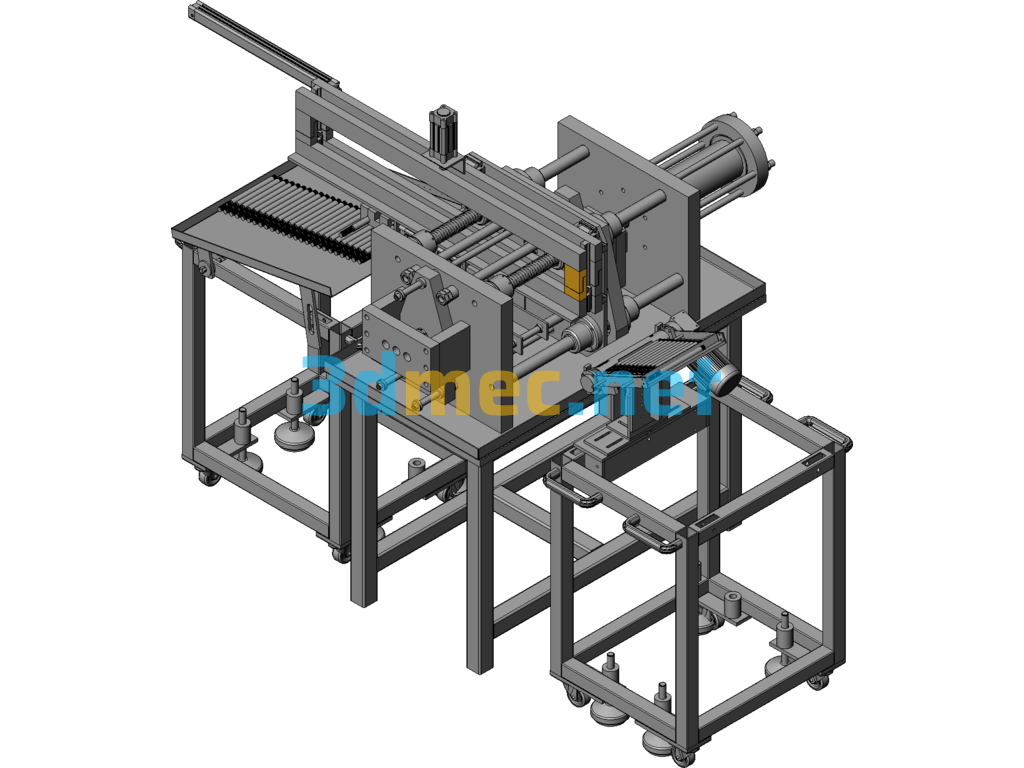 Gear Tooth Engraving Machine - 3D Model SolidWorks Free Download