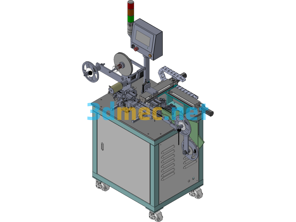 Chip Component High Temperature Test After The Carrier Tape Packaging Machine - 3D Model SolidWorks Free Download