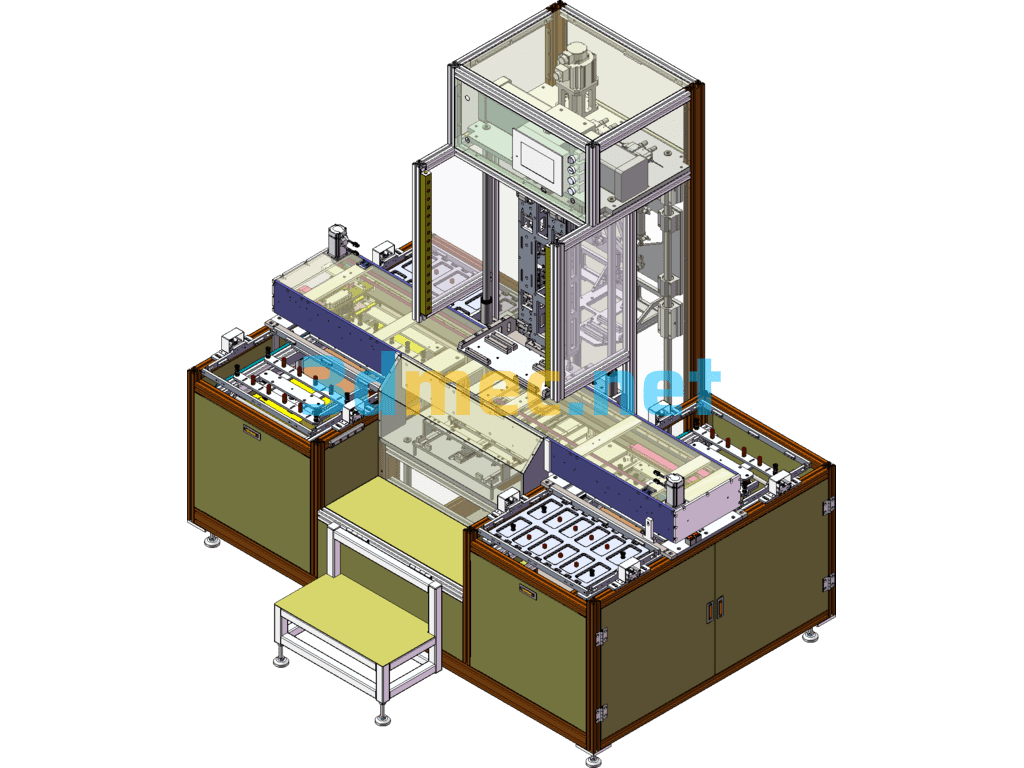 Apple Parts High-Speed Automatic Feeding Machine (Mature Equipment) - 3D Model SolidWorks Free Download