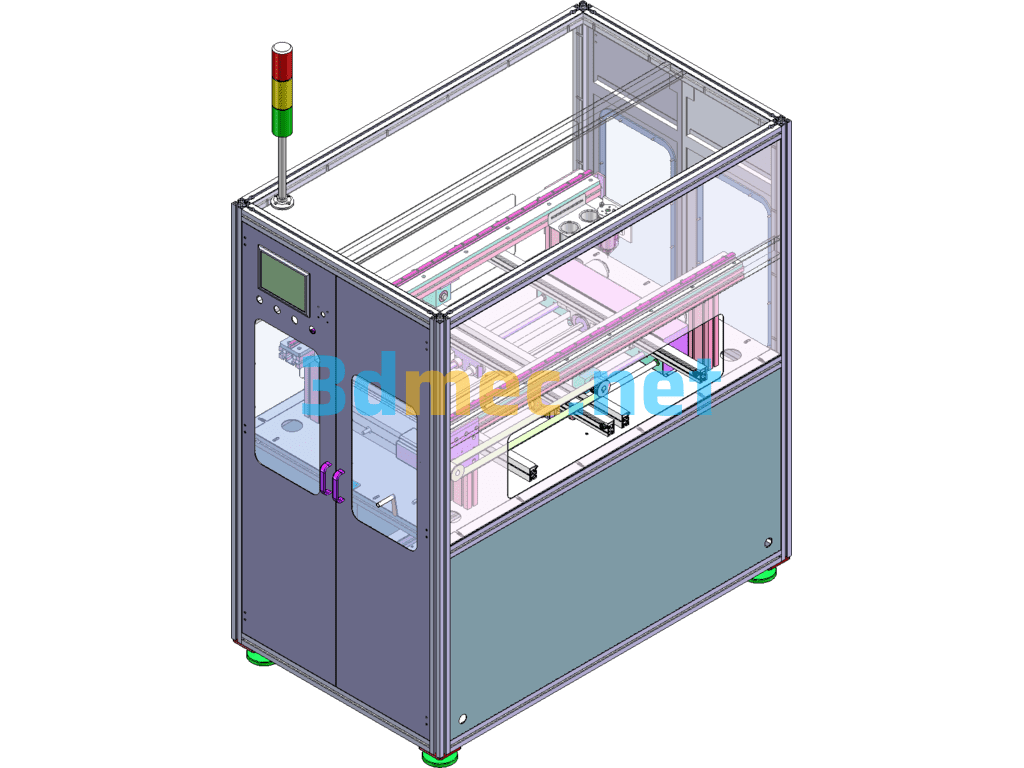 Online SMT Dispensing Machine - 3D Model SolidWorks Free Download