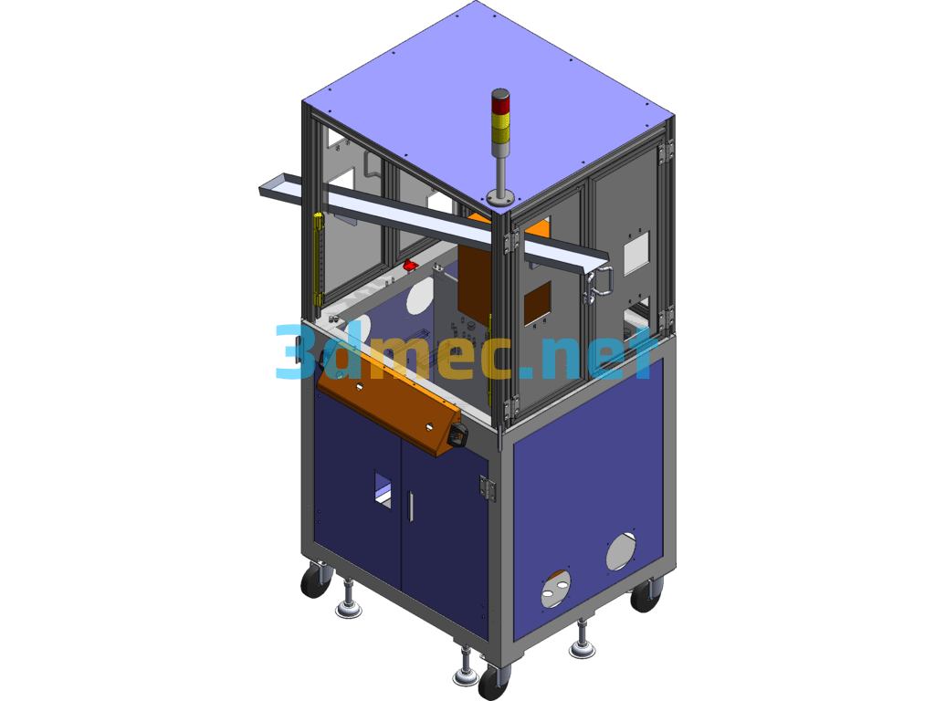 Double Head Welding Resistance Welding Machine, Double Head Welding Machine - 3D Model SolidWorks Free Download