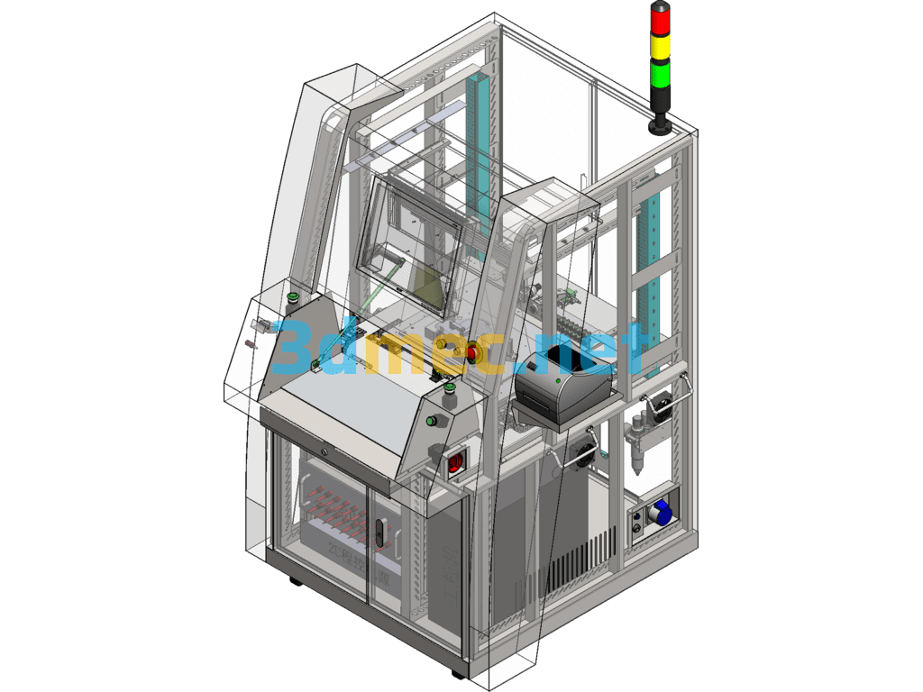 Vehicle Instrument Tester For Automobiles, Motorcycles, Etc. - 3D Model SolidWorks Free Download