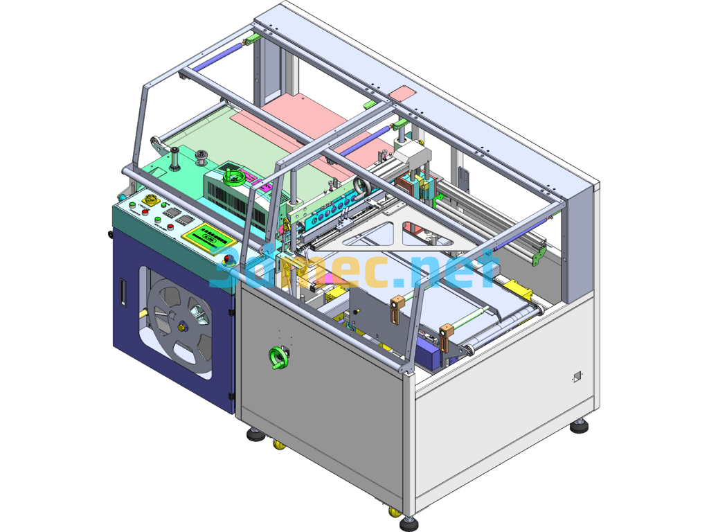 High Speed Edge Sealing Machine - 3D Model SolidWorks Free Download