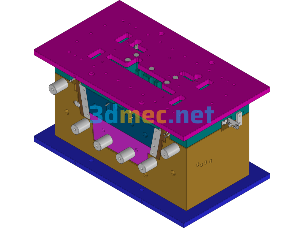 Toyota Car Bumper Mold - 3D Model Exported Free Download