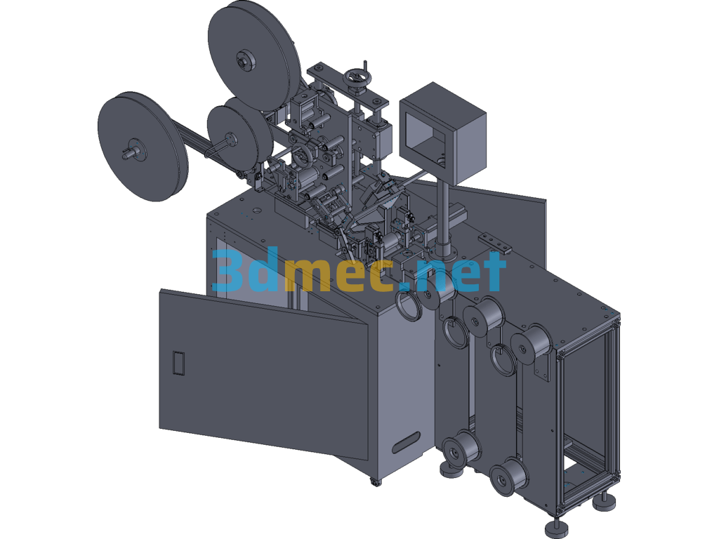 FFC Non-Standard Labeling Machine - 3D Model Exported Free Download