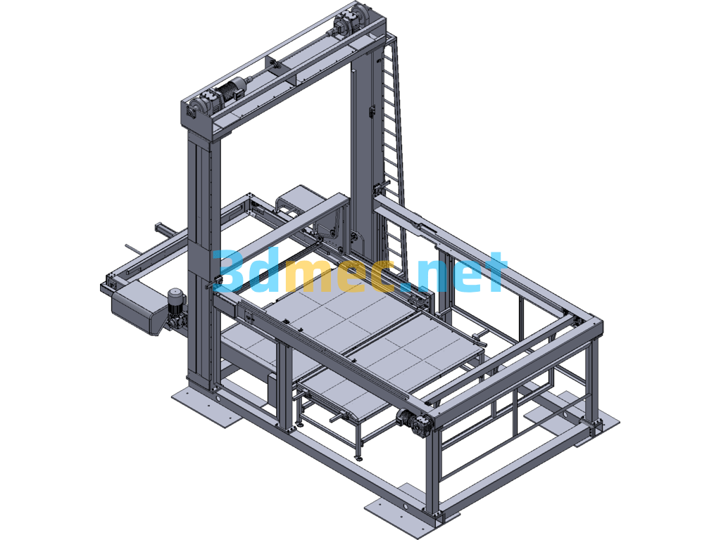 Gantry Palletizer - 3D Model SolidWorks Free Download