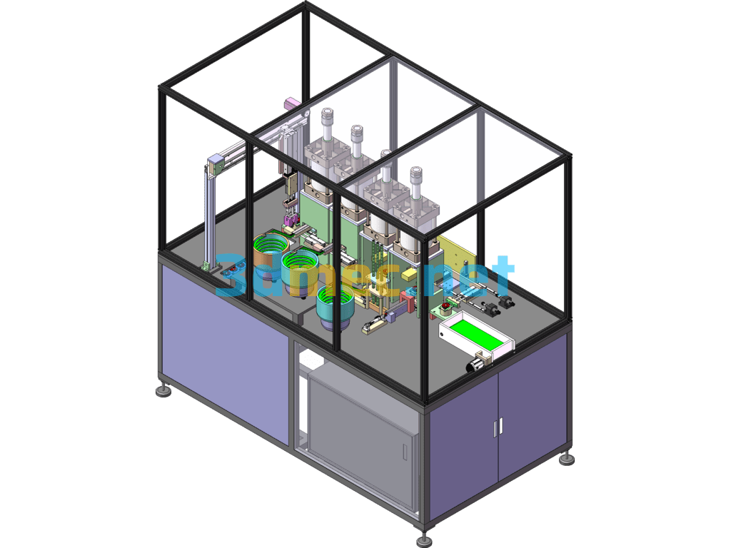 Motor Rotor Assembly Beer Pressing Equipment - 3D Model SolidWorks Free Download