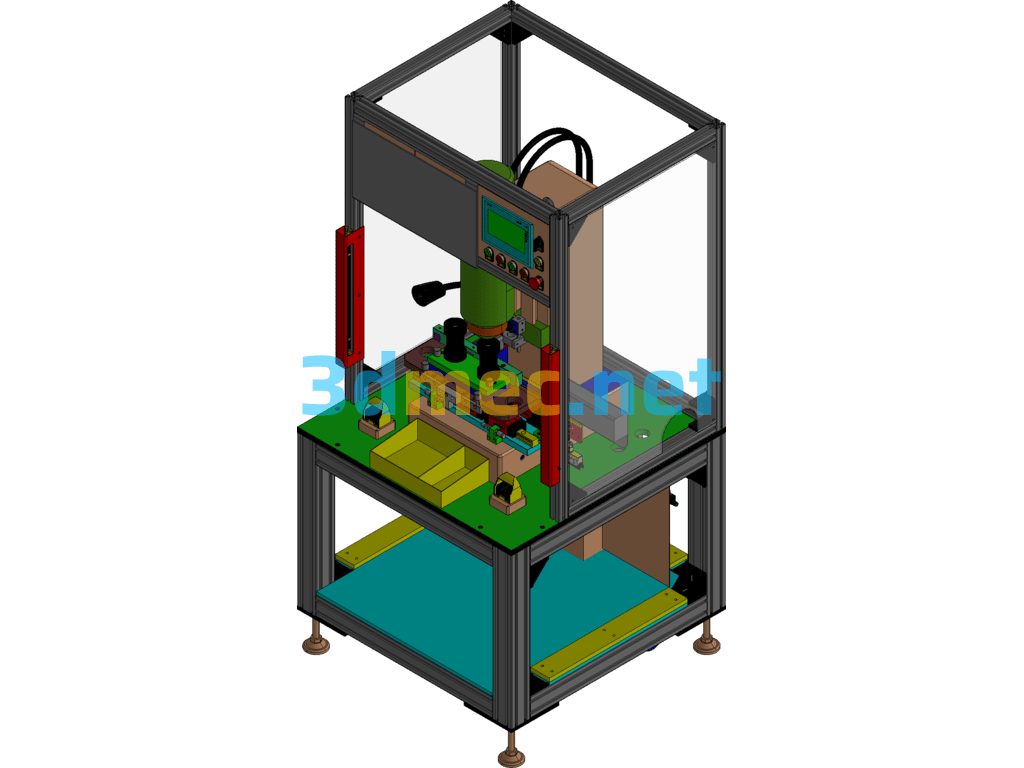 Crank Riveting Machine For Automobile Industry - 3D Model Exported Free Download