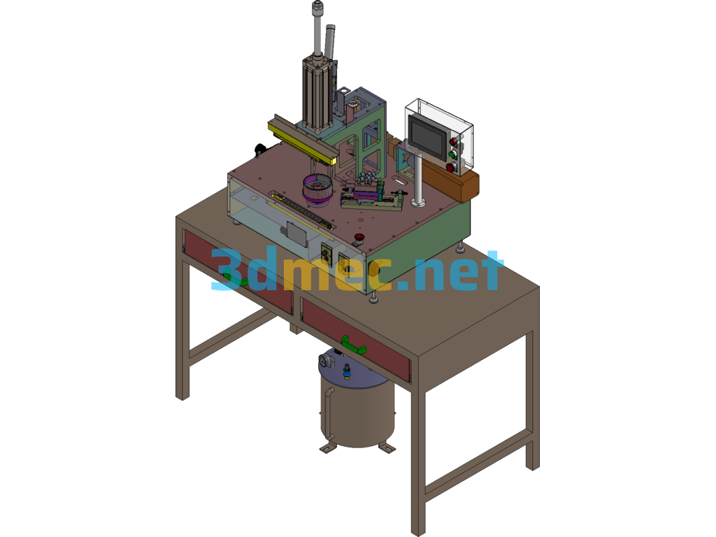 Small Automatic Dispensing Machine - 3D Model SolidWorks Free Download