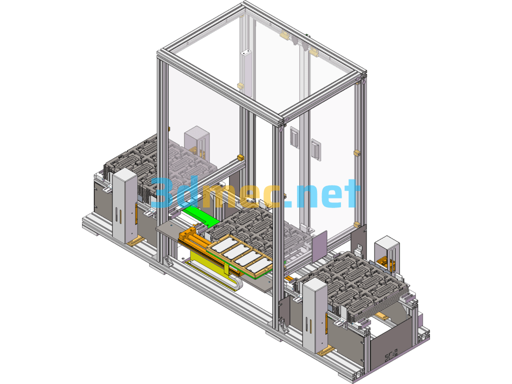 Tray Automatic Loader - 3D Model SolidWorks Free Download