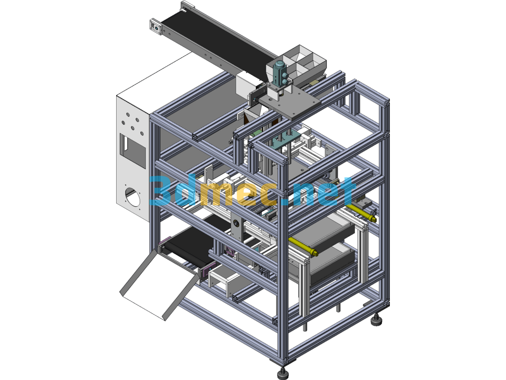 Non-Standard Automatic Packaging Machine Food Packaging Gift Packaging Equipment - 3D Model SolidWorks Free Download