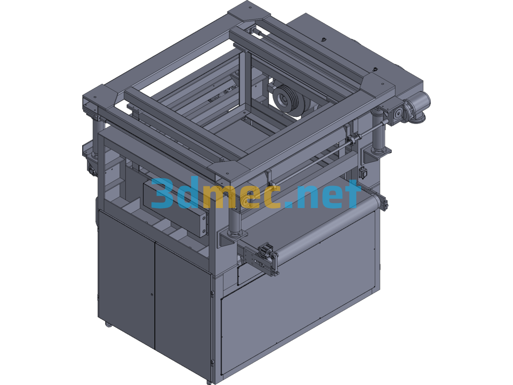 Double-Sided Sanding Machine - 3D Model Exported Free Download