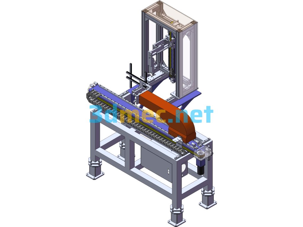 Side-Taking Manipulator, Feeding And Unloading Robot - 3D Model SolidWorks Free Download