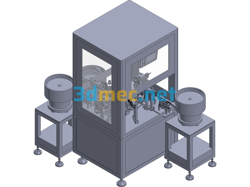 Fully Automatic Faucet External Parts Assembly Machine - 3D Model Exported Free Download