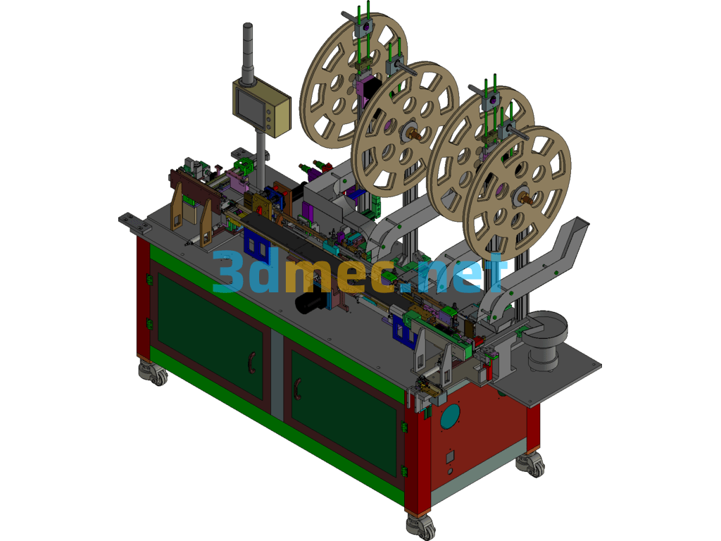 Connector Pin Insertion Machine - 3D Model Exported Free Download