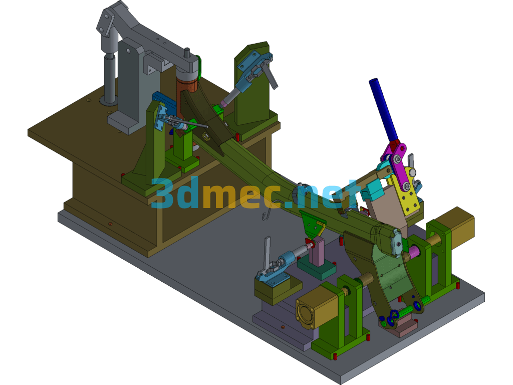 Square Tube Welding - 3D Model Exported Free Download