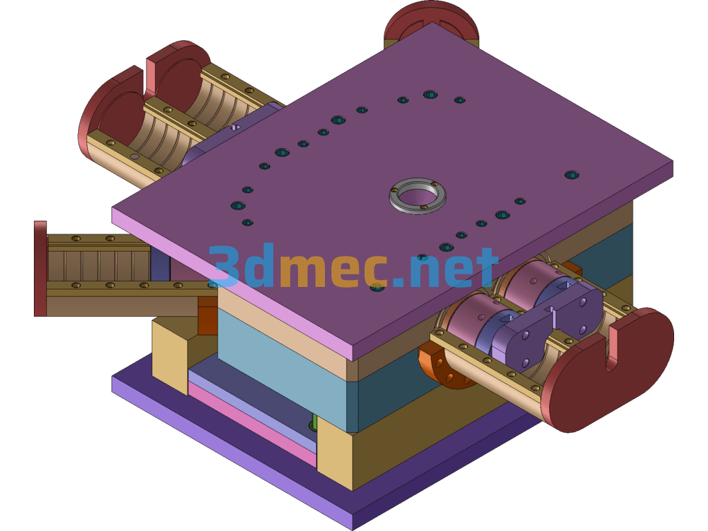 Tee Pipe Fittings, Pipe Fittings Mould - 3D Model UG(NX) Free Download