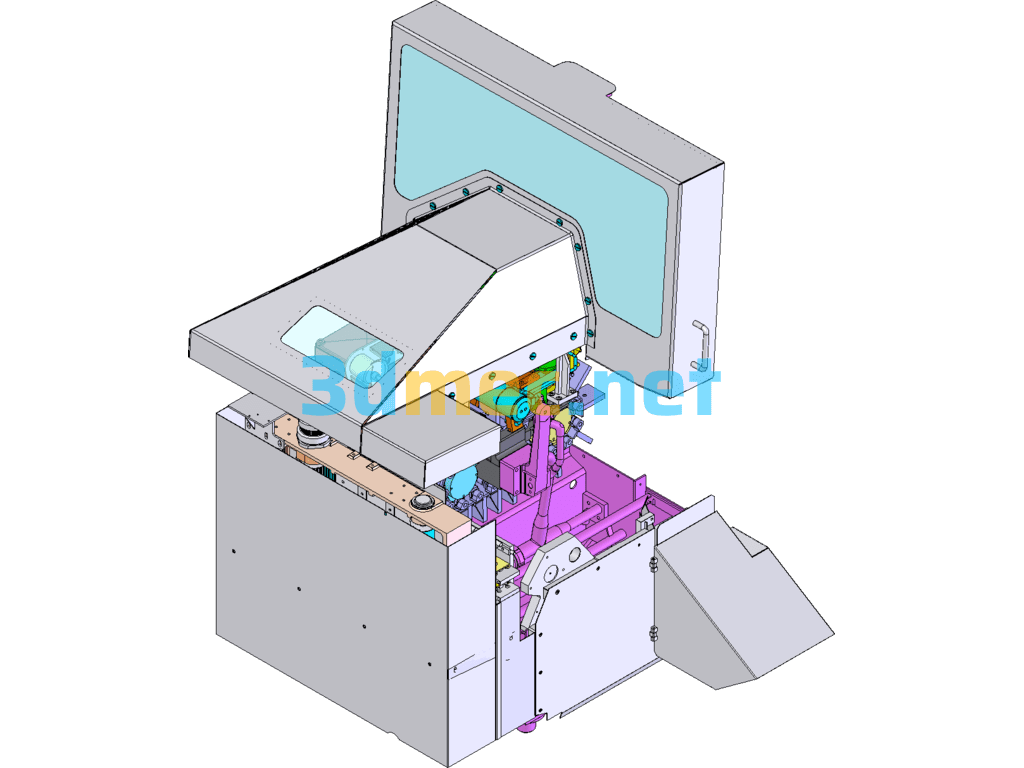 Overall Beverage Production Line Packaging Packaging Machine - 3D Model SolidWorks Free Download