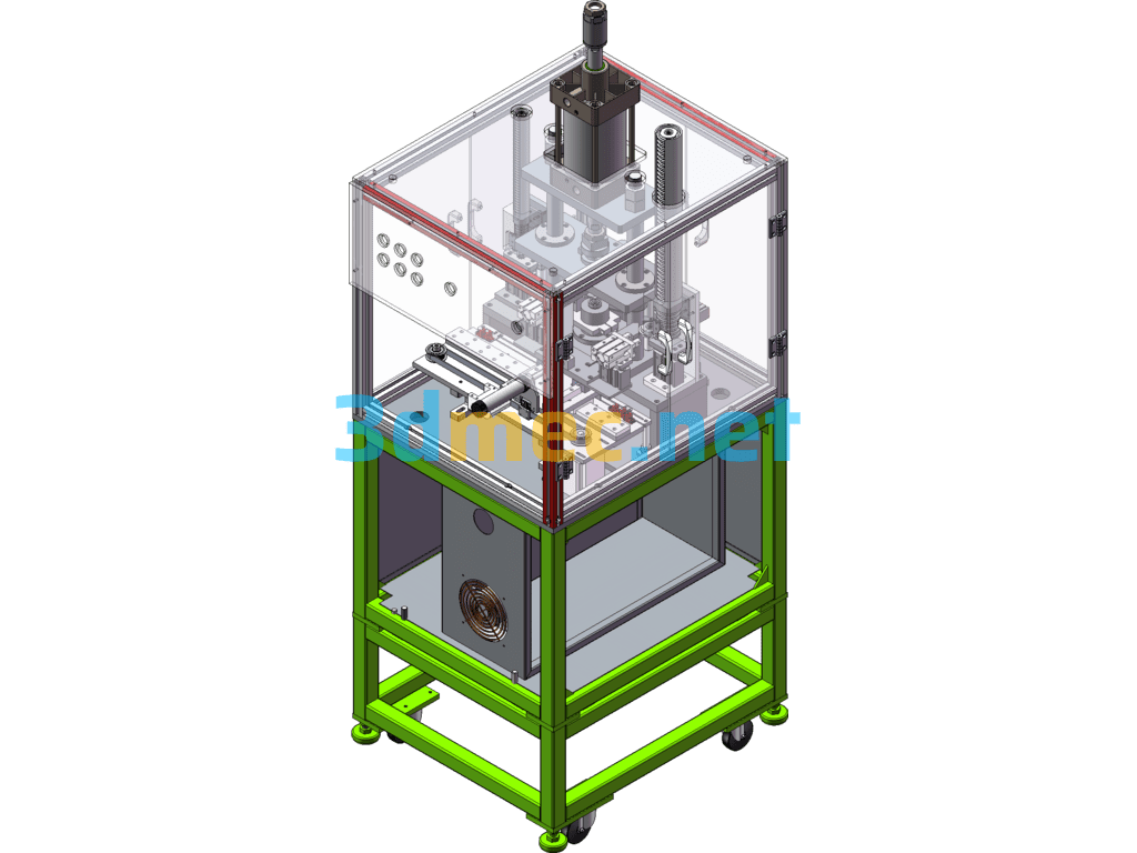 TTI Non-Standard Fully Automatic Assembly Bearing Press Machine (Including BOM List) Bearing Beer Pressing Equipment Bearing Assembly Machine - 3D Model SolidWorks Free Download