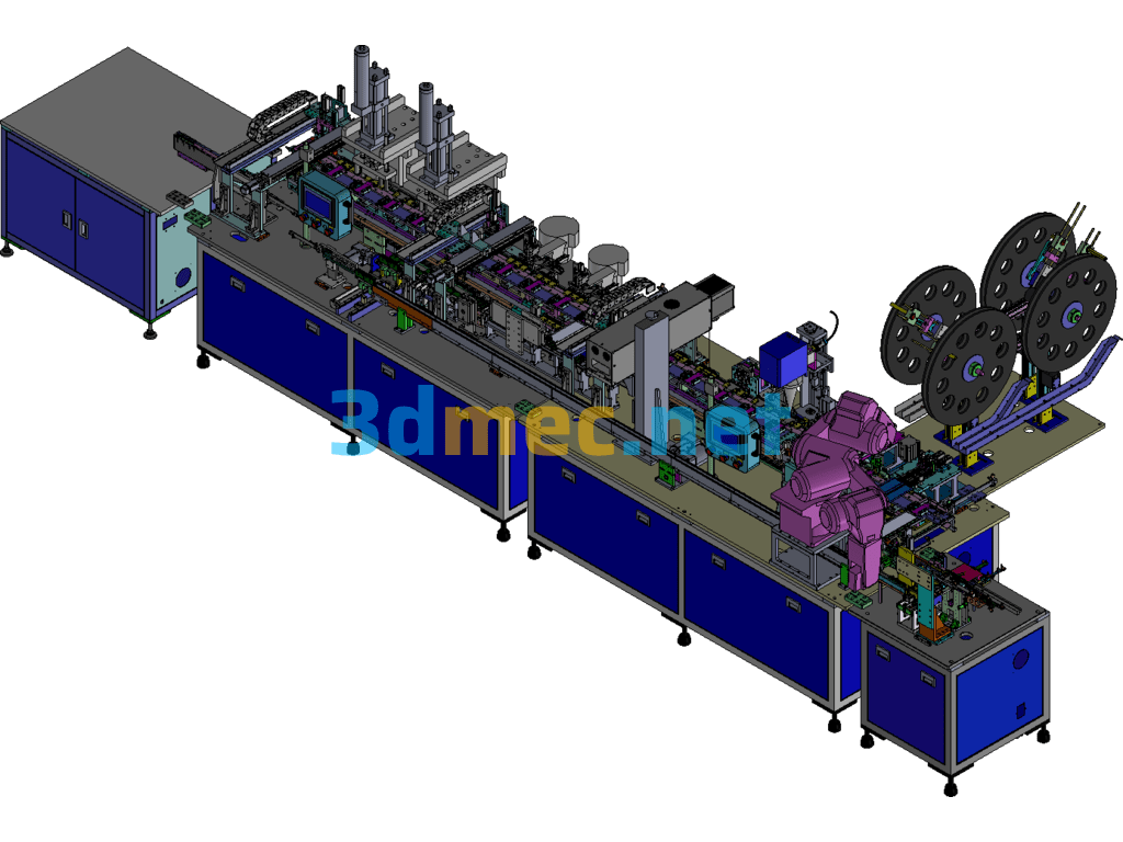 Assembly Welding Machine - 3D Model Exported Free Download