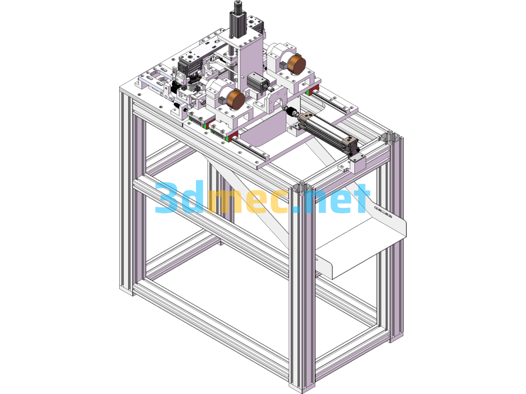 Injection Molding Deburring Machine - 3D Model SolidWorks Free Download