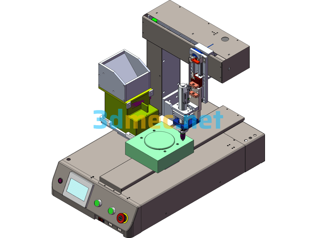 SKYWORTH TV Case Screw Machine, Non-Standard Automatic Screw Locking Machine Equipment - 3D Model SolidWorks Free Download