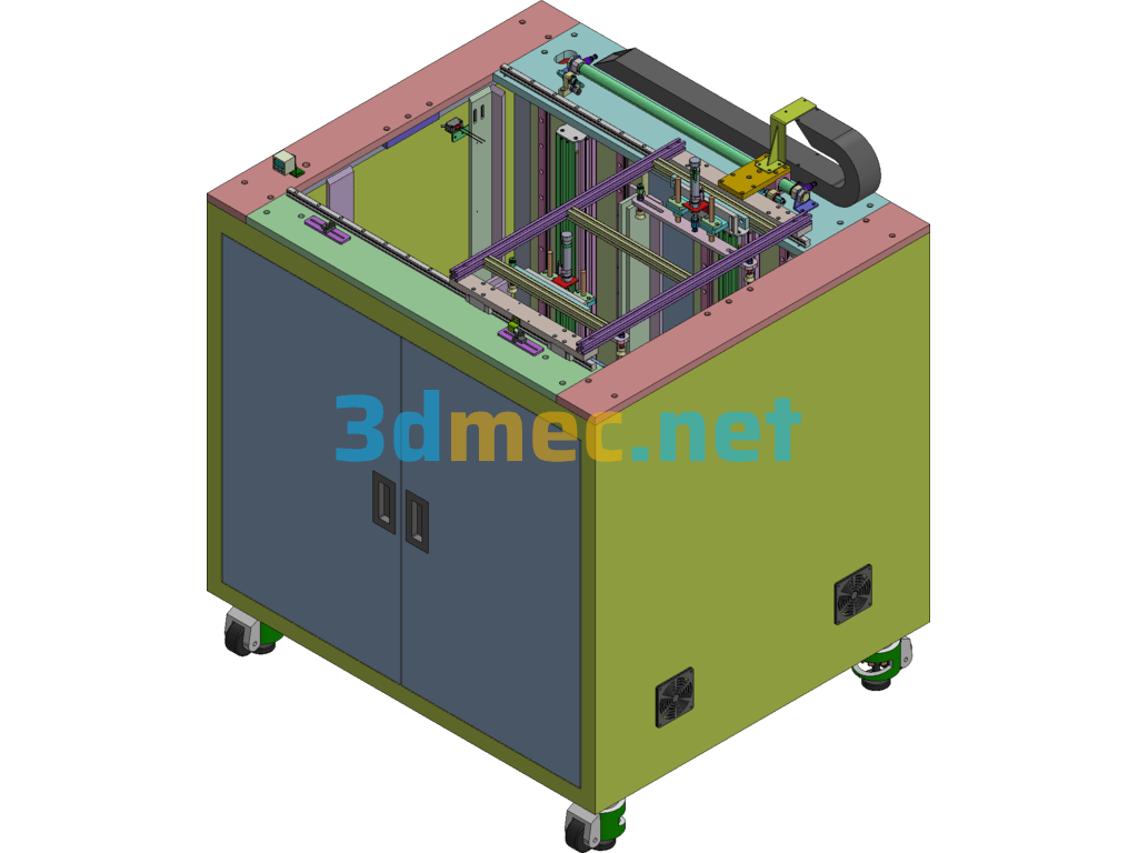 Tray Loading Equipment - 3D Model Exported Free Download