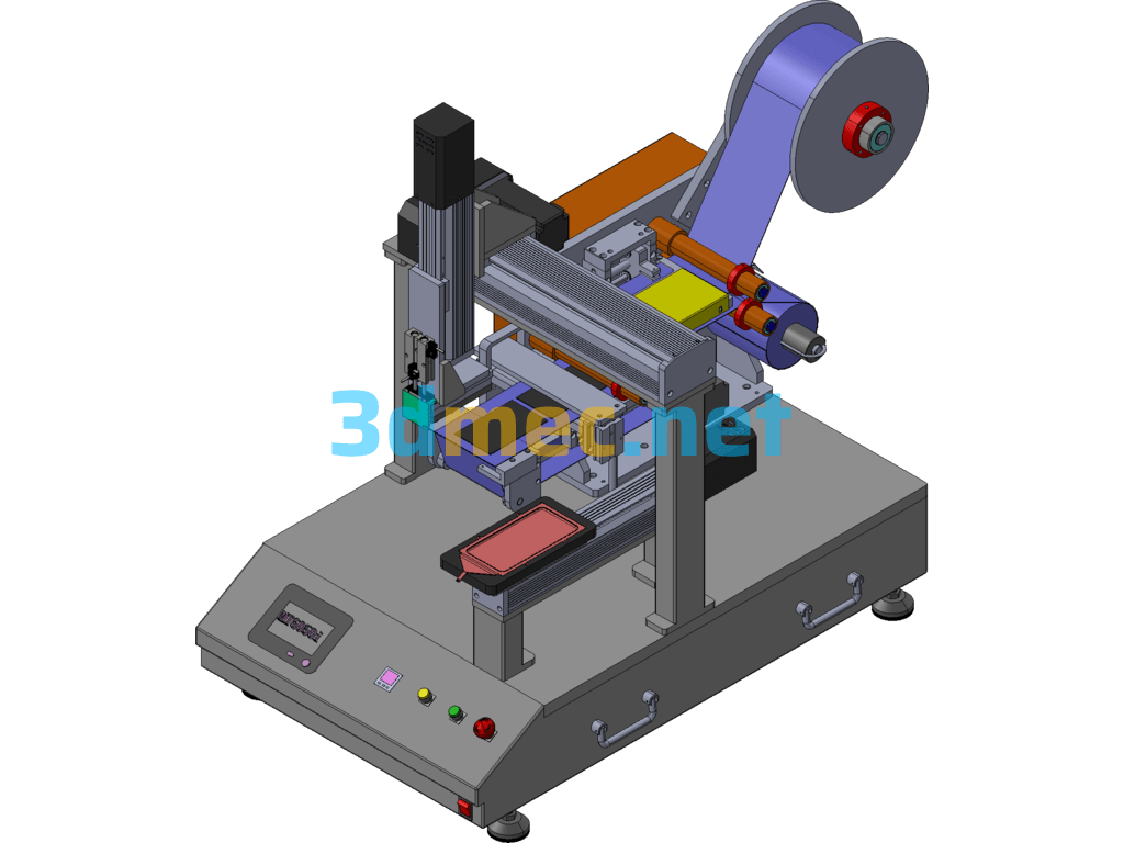 Desktop Mobile Phone Film Equipment - 3D Model Exported Free Download