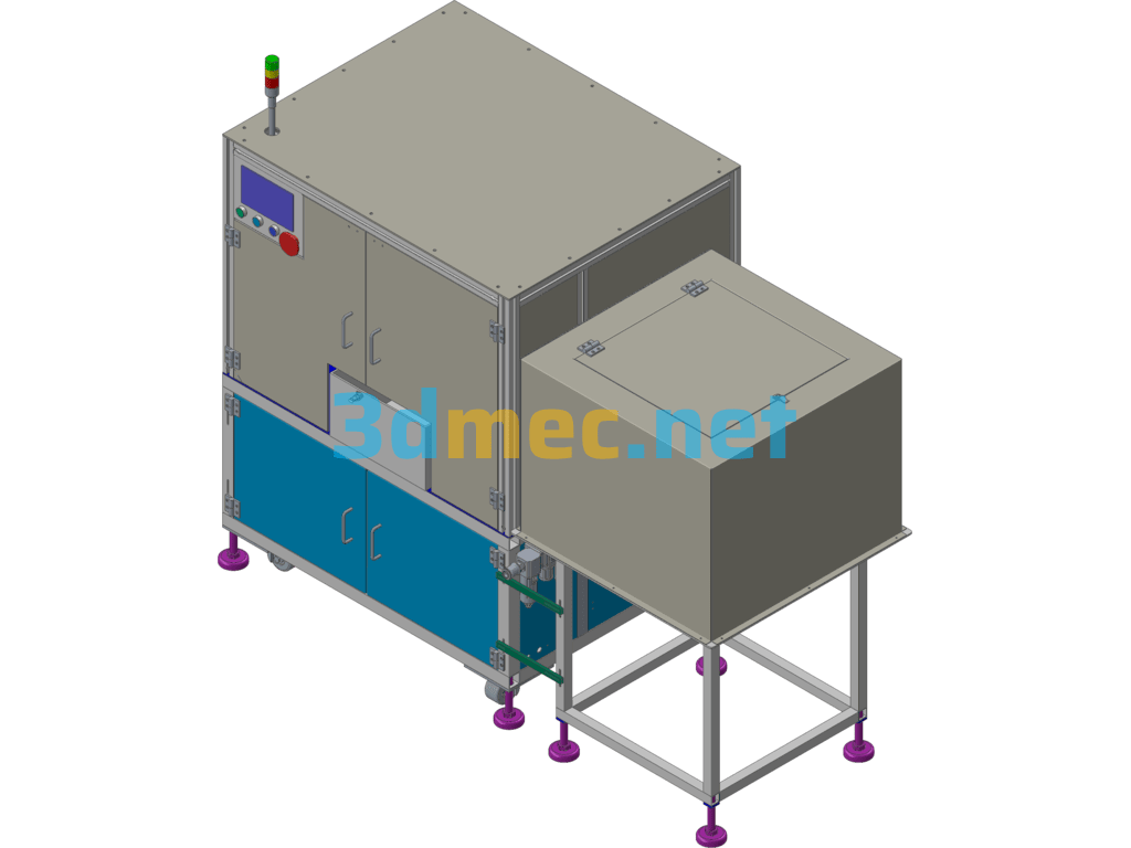 HP Printer Pulley Assembly Machine, Non-Standard Automatic Equipment - 3D Model Exported Free Download