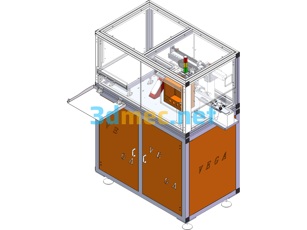 Industrial Automotive Terminal Detection Automation - 3D Model SolidWorks Free Download