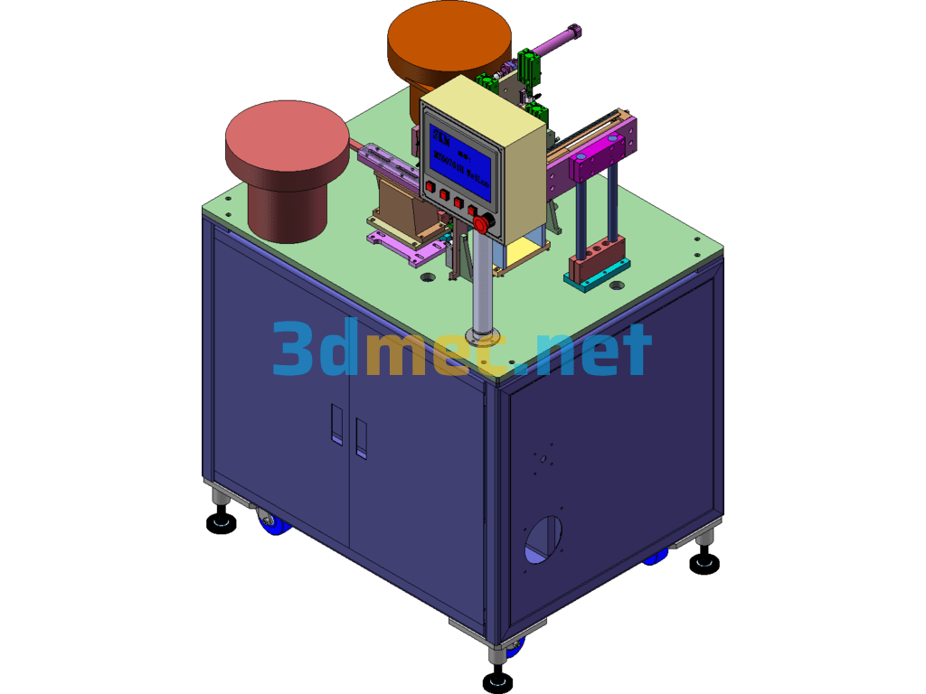 Plastic Rivet Assembly Machine - 3D Model SolidWorks Free Download