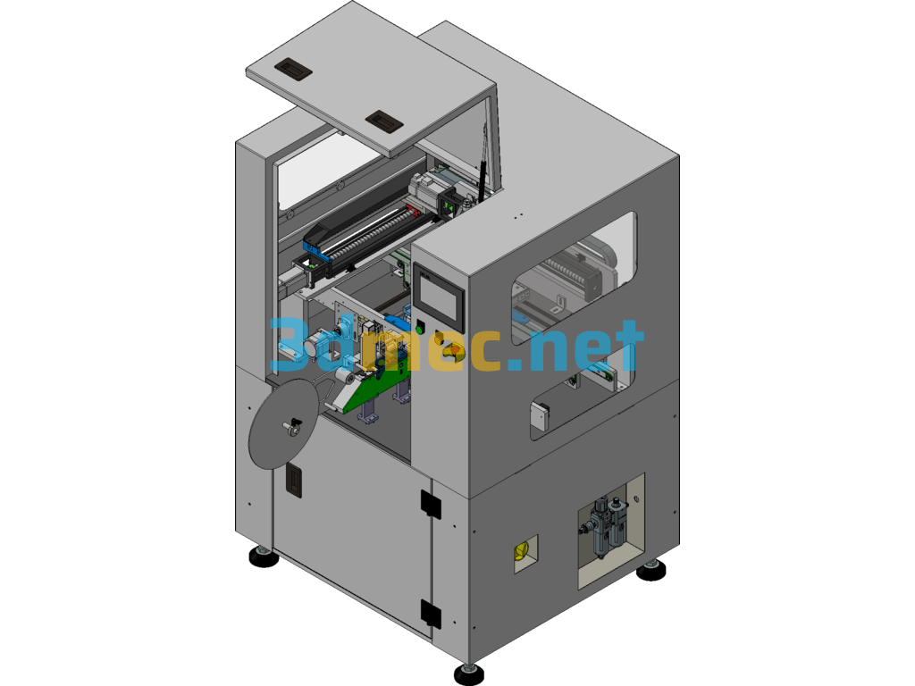 SMT Online Equipment: SMT Production Automatic Machine - 3D Model Exported Free Download