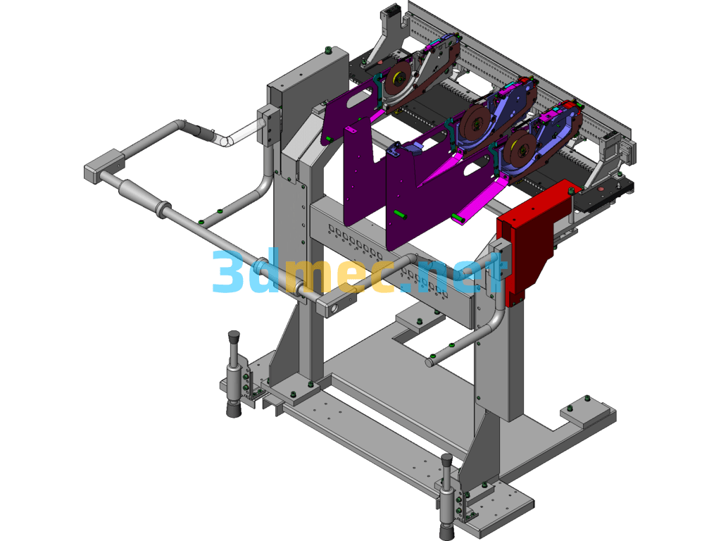 Japan Juki2050 SMT Machine Feeding Device - 3D Model SolidWorks Free Download