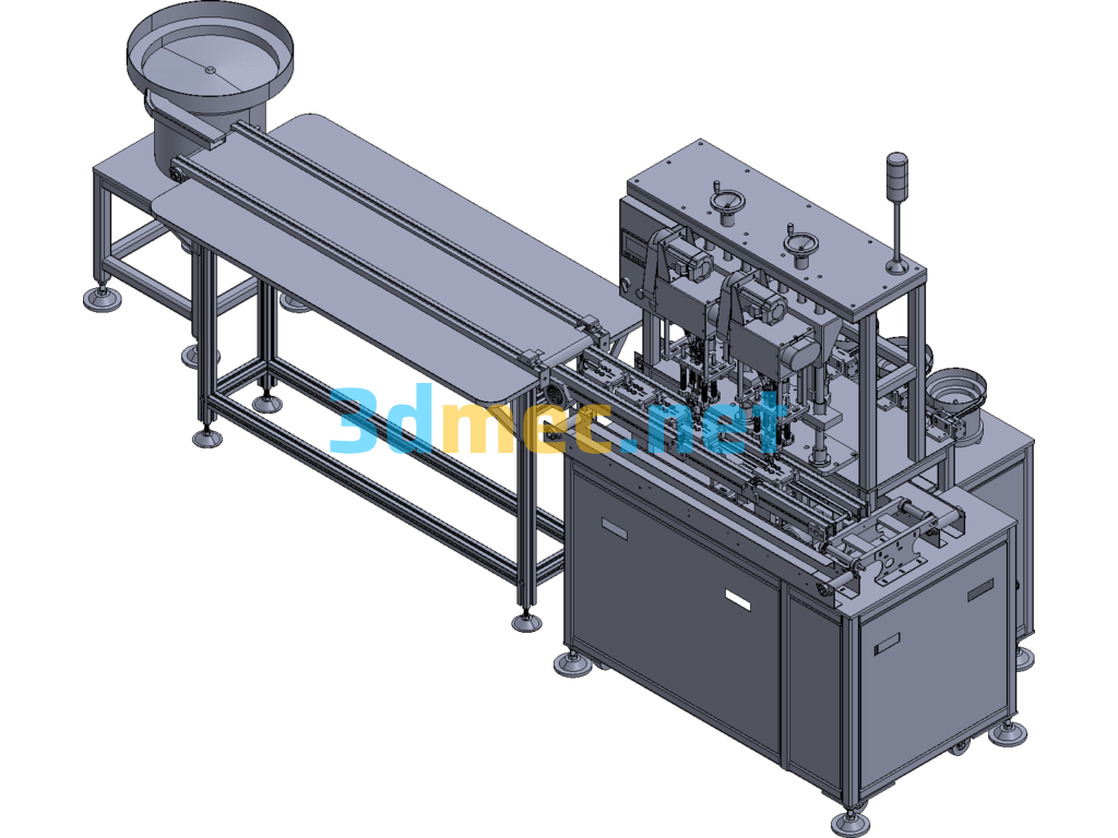 Fully Automatic Screw Locking Machine And Practical Screw Locking Machine Already Put Into Production - 3D Model Exported Free Download