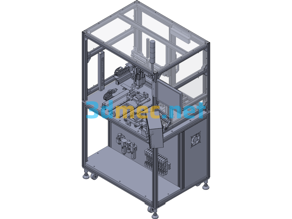 Blind Plugging Automation Equipment - 3D Model Exported Free Download