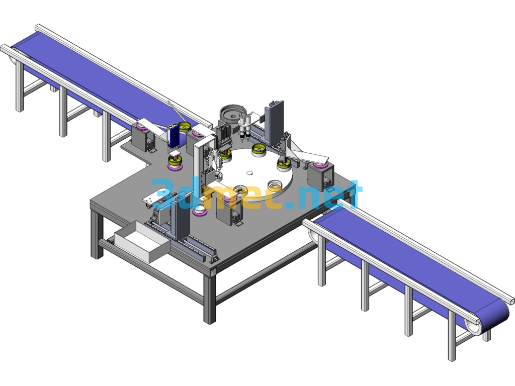 Screw Machine - 3D Model SolidWorks Free Download