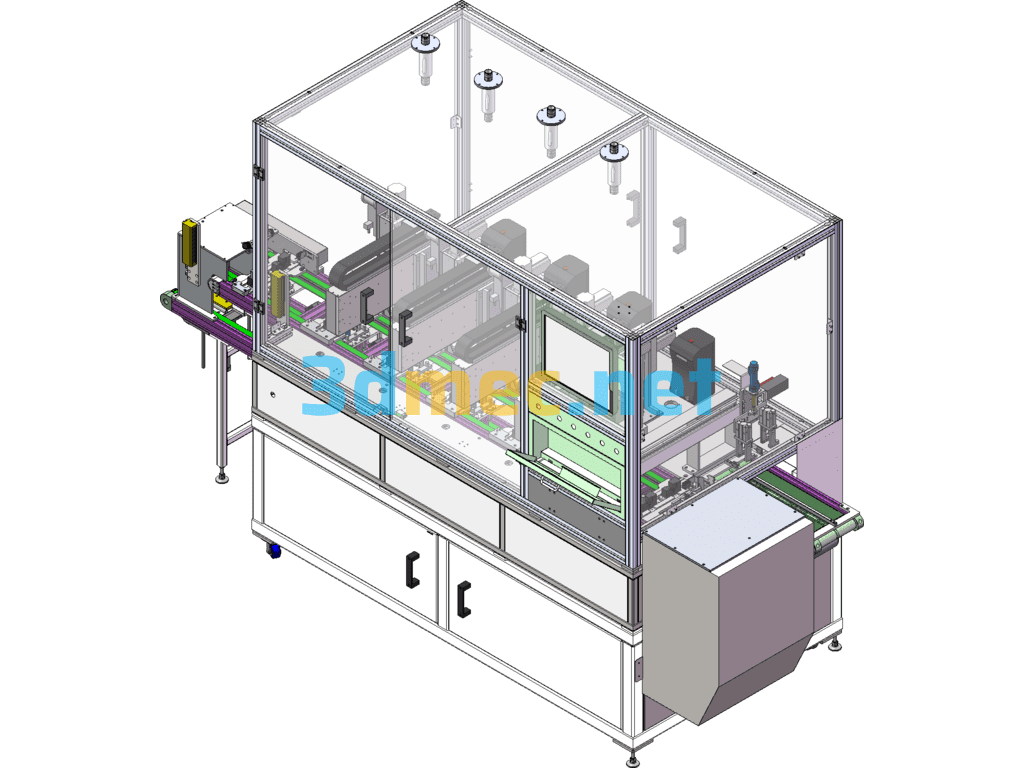 Fully Automatic Soldering Machine (Practical Non-Standard Automatic Machine) - 3D Model SolidWorks Free Download