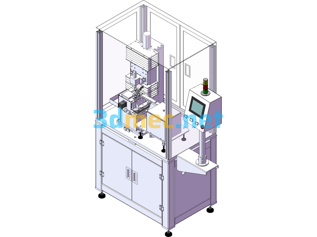 Automatic Drilling Machine - 3D Model SolidWorks Free Download