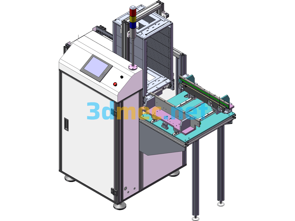 Automatic Loading Machine - 3D Model SolidWorks Free Download