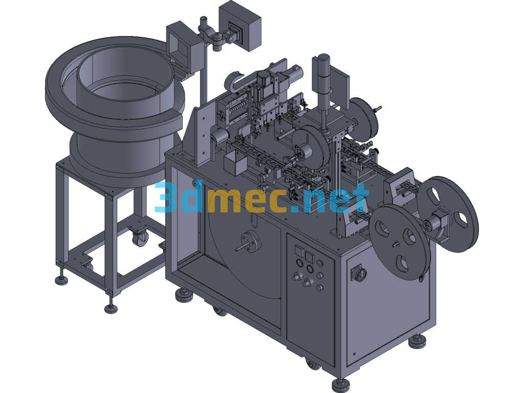 Electronic Products Automatic Packaging Machine - 3D Model Exported Free Download