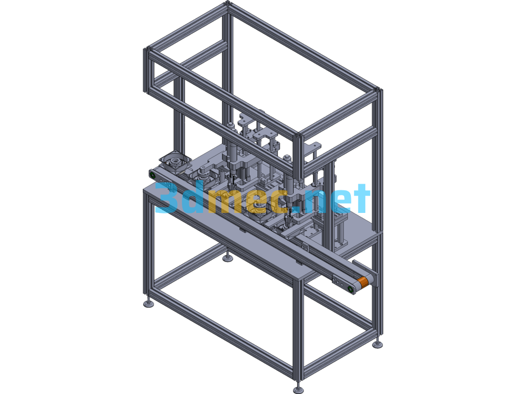 Various Types Of Screw Locking Machines - 3D Model Exported Free Download