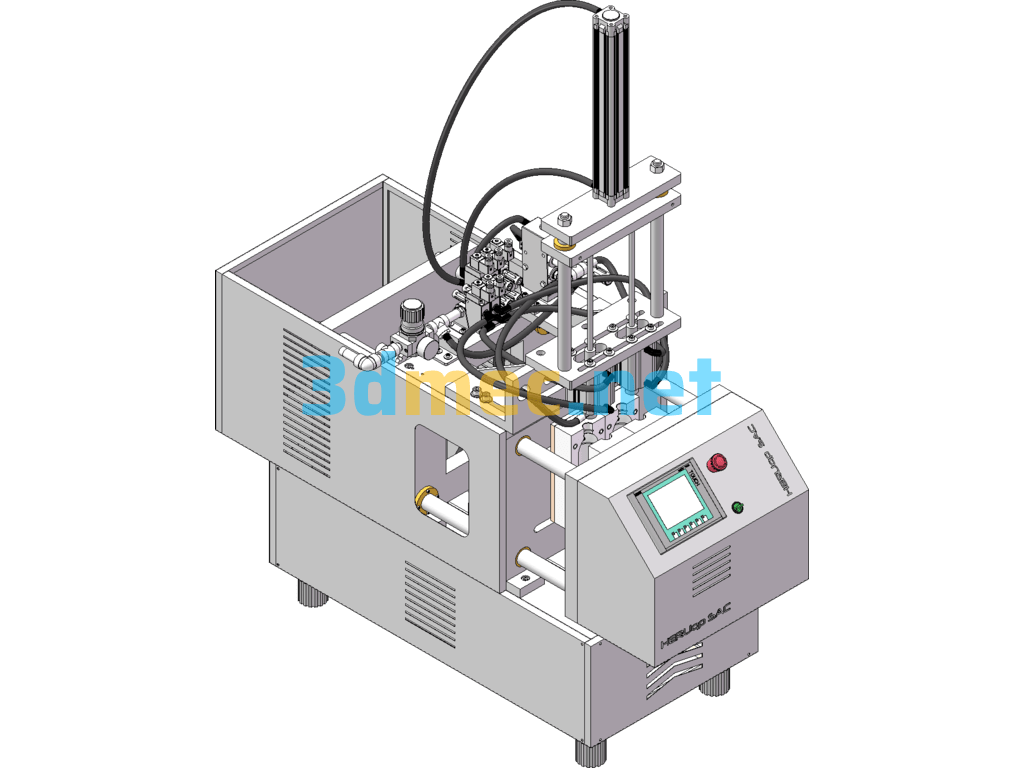 Non-Standard Plastic Machine - 3D Model SolidWorks Free Download