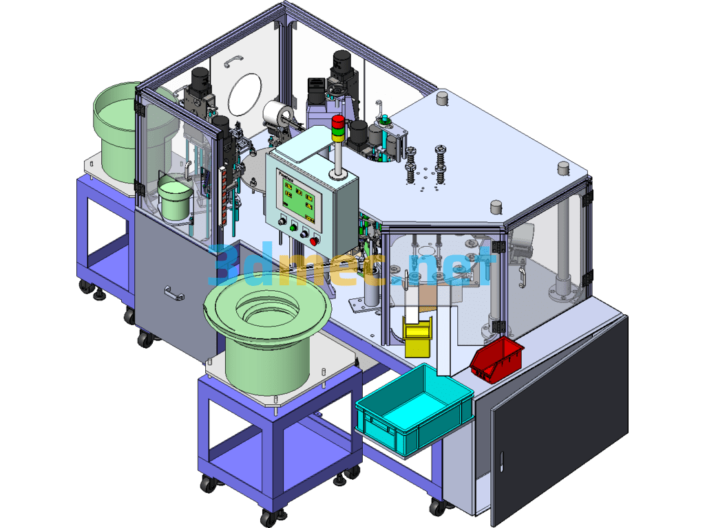 DTB Mold Riveting Machine - 3D Model SolidWorks Free Download