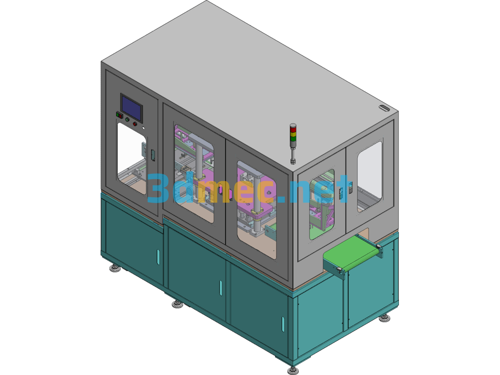 PCB Depaneling Machine - 3D Model Exported Free Download