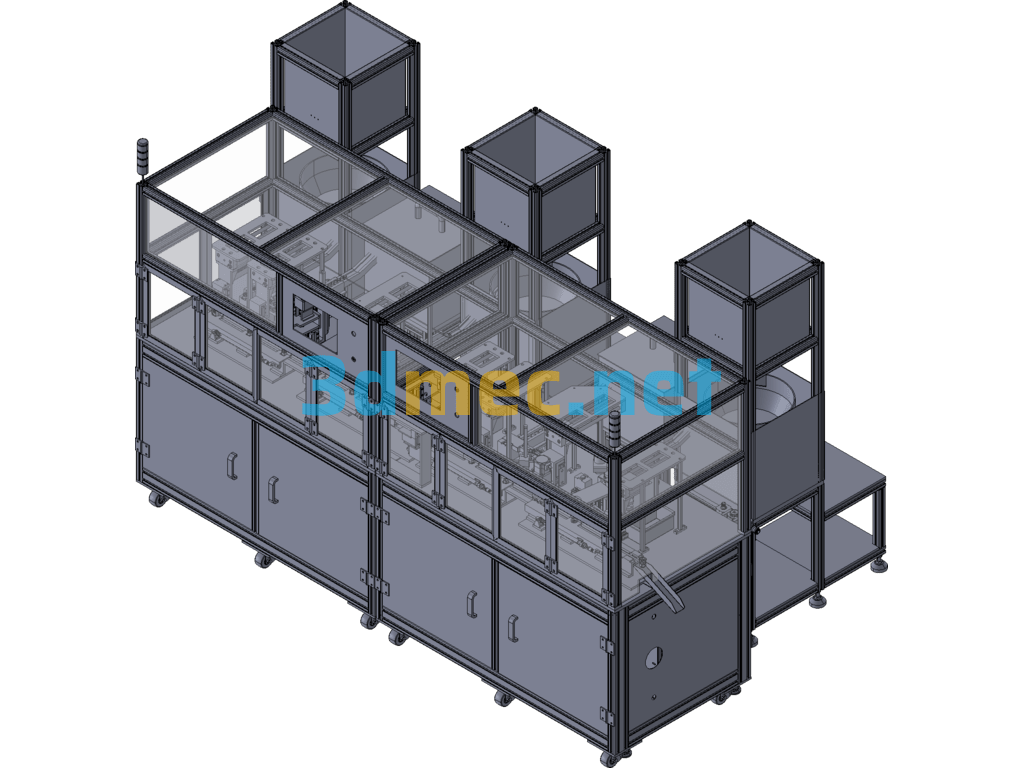 Sealing Joint Automatic Assembly Machine - 3D Model Exported Free Download