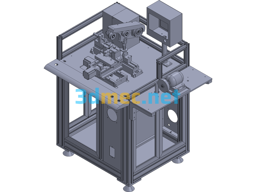 Rotor Commutator Finishing Machine - 3D Model Exported Free Download