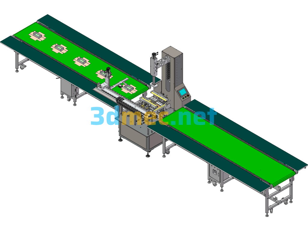 Gift Box Packaging Machine - 3D Model SolidWorks Free Download