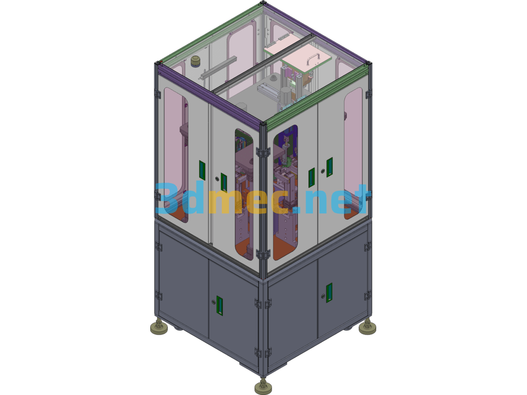 Printer Ink Filling Equipment - 3D Model SolidWorks Free Download